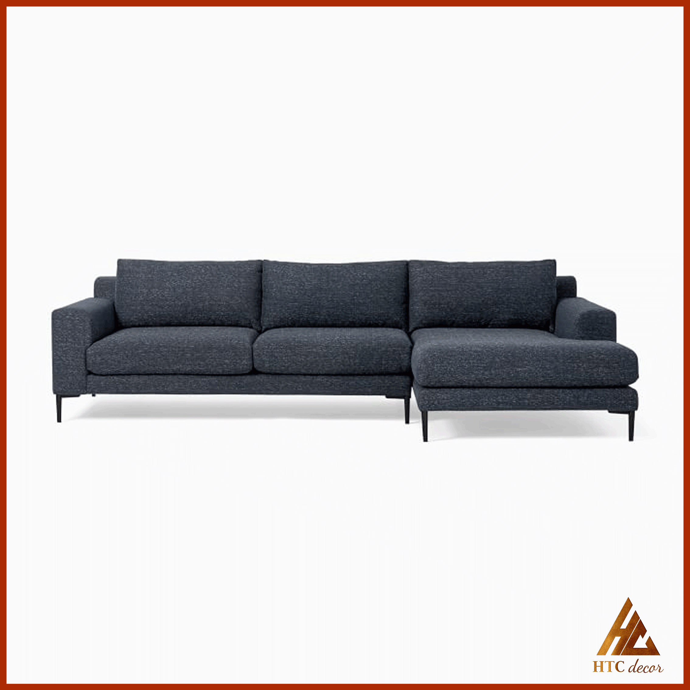 Ghế Sofa Góc L Harper Vải Bố